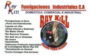 empresas control plagas maracaibo RAY KILL FUMIGACIONES INDUSTRIALES, C.A.